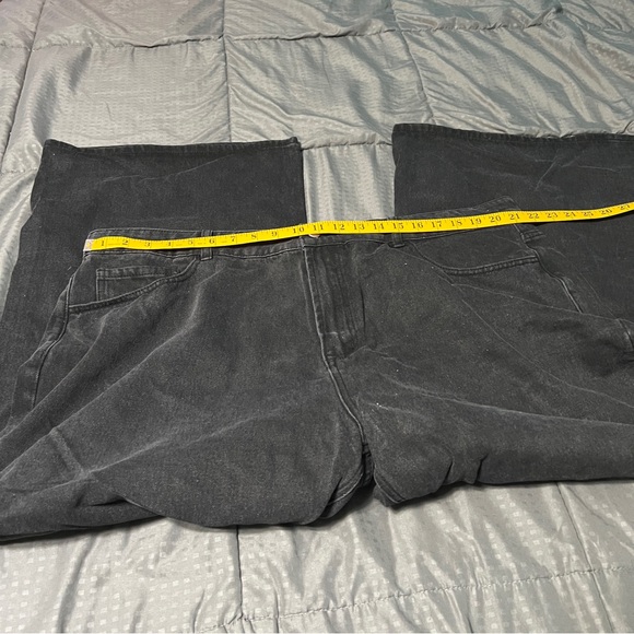 Shein Black Jeans Wide Leg Cotton Blend Women's Shein Size 4x Standard Size 2x - Picture 2 of 9
